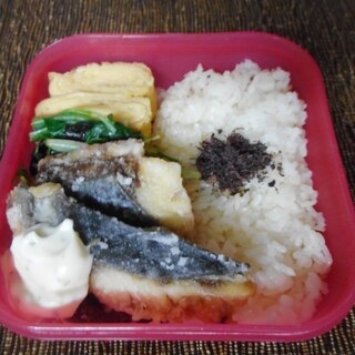 サワラの塩から揚げ弁当